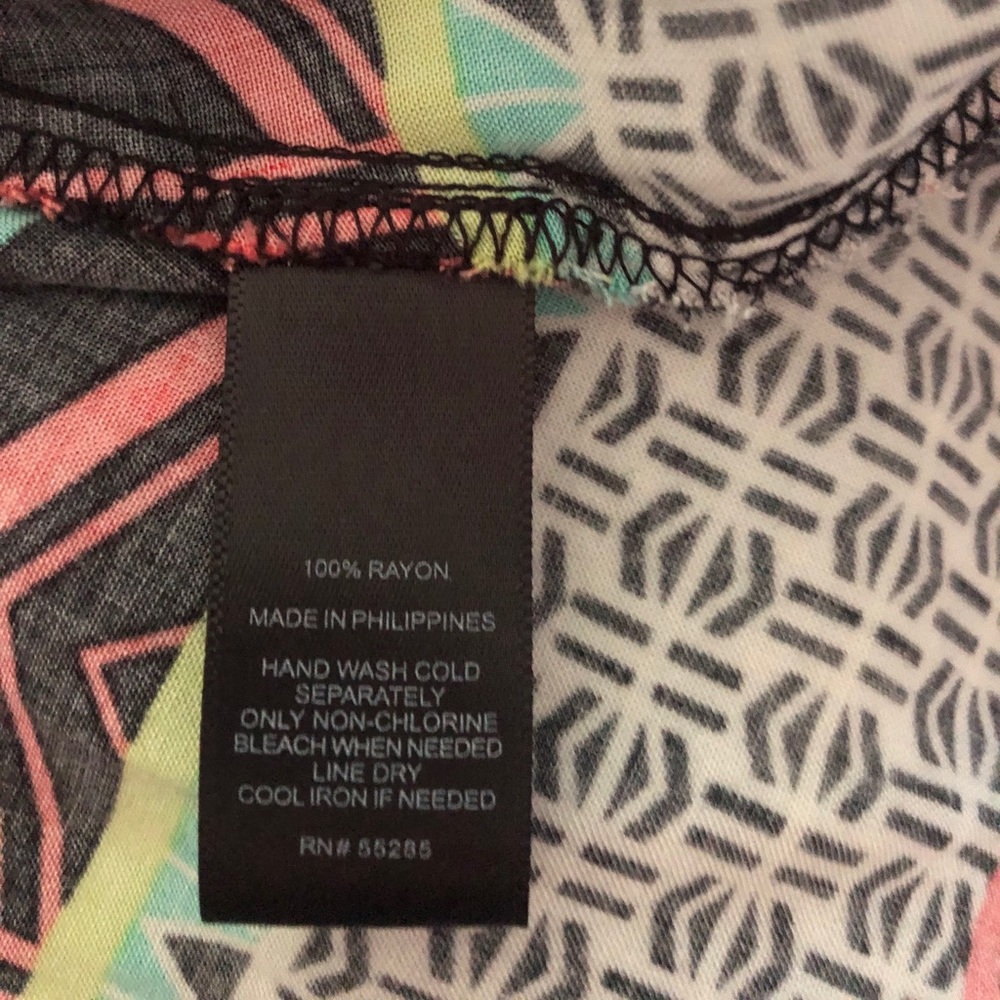 Fun Strap Back Patterned Dress - image 5